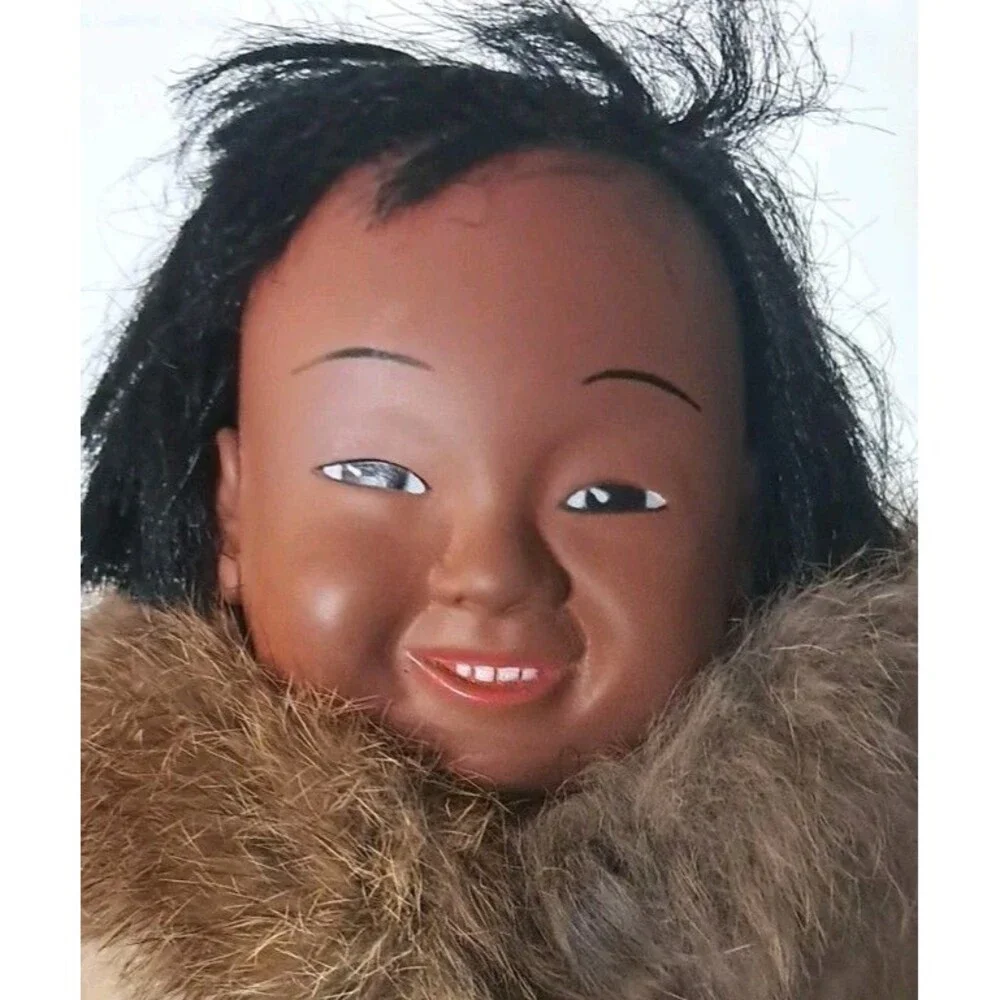 Vintage 1960 Koweeka Doll Eskimo 12